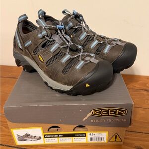KEEN Women's Dark Brown and Gray Athletic Shoes